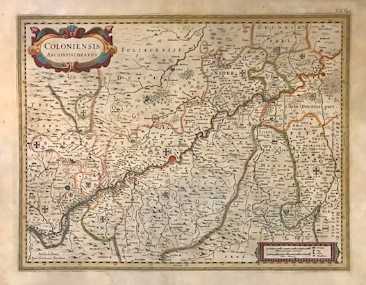 Mercator Gerard - Hondius Jodocus Coloniensis Archiepiscopatus 1638 Amsterdam